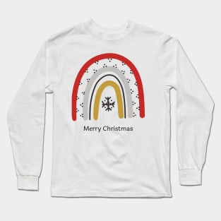 Merry christmas cute rainbow gift xmas Long Sleeve T-Shirt